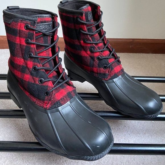 SPERRY Men Saltwater Duck Boots - NEW NIB NWB NWT - Picture 7 of 8